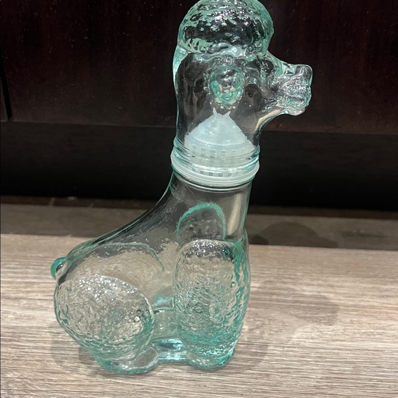 Vintage Italian Vetreria Etrusca Glass Poodle Decanter - Picture 5 of 9
